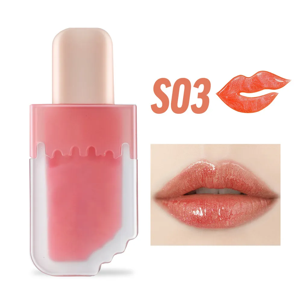 Private Label Cute Ice Cream Styling Shape Lip Gloss - LG0474