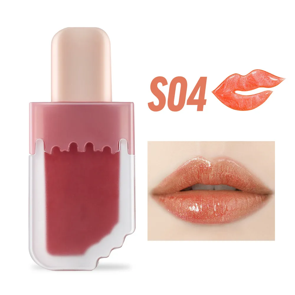 Private Label Cute Ice Cream Styling Shape Lip Gloss - LG0474
