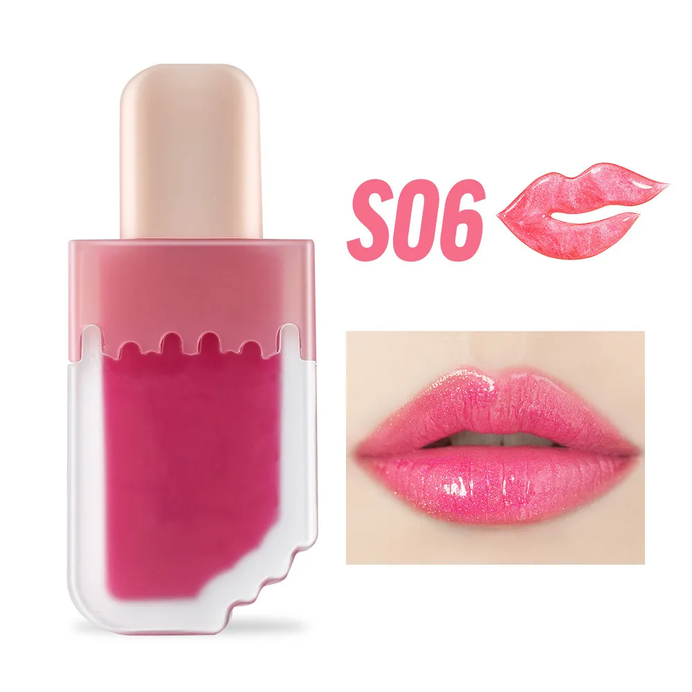 Private Label Cute Ice Cream Styling Shape Lip Gloss - LG0474