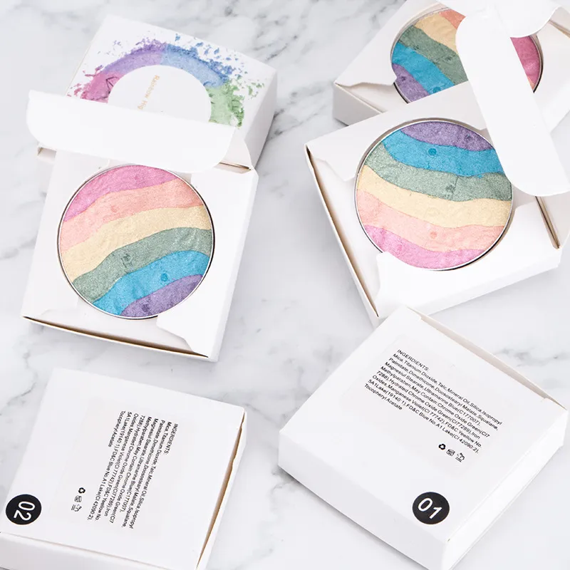 Private Label Rainbow Highlighter/Eyeshadow - Vibrant Shades for Stunning Looks - ES0641