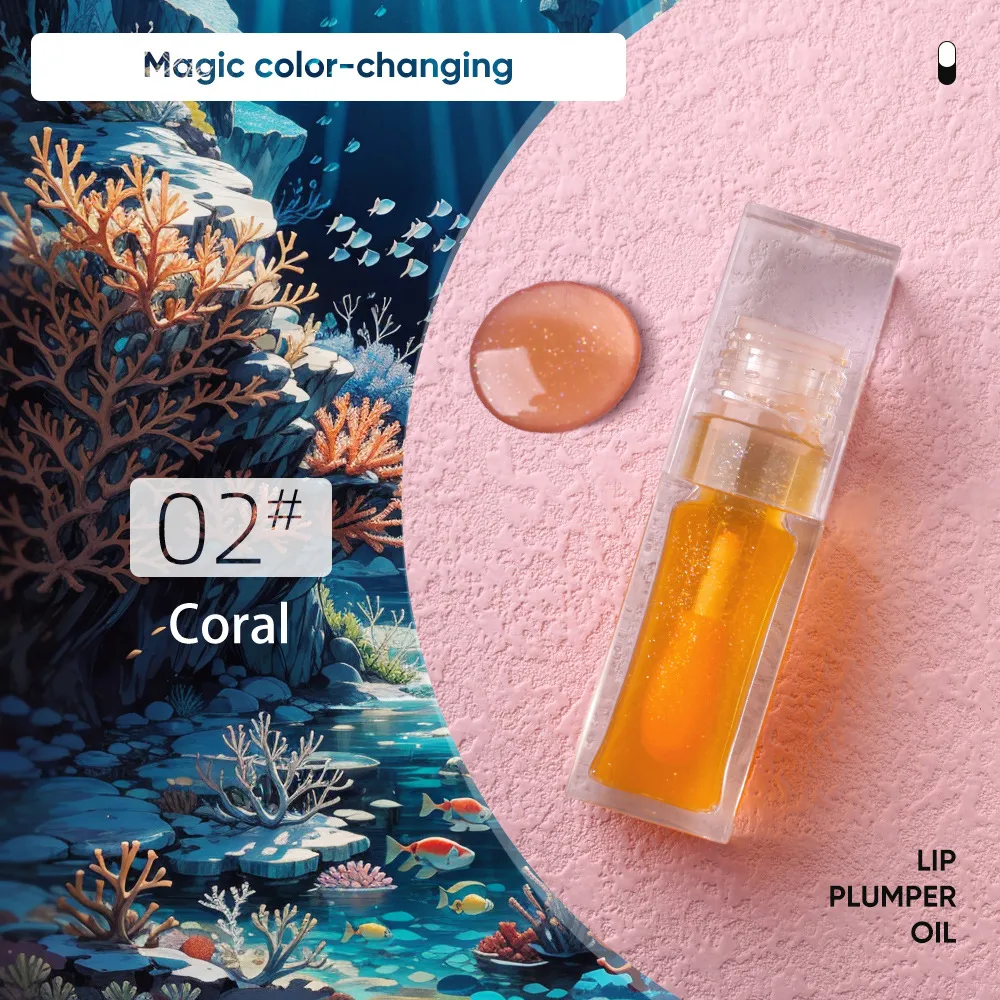 Innovative Lip Plumper Oil with Color-Changing Magic - LG0473