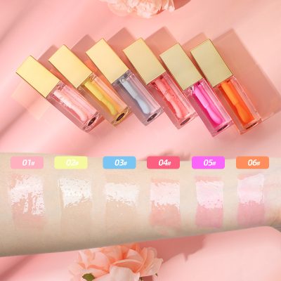 Private Label Gold Tube Packaging Lip Oil Private Label Gold Tube Packaging Lip Oil