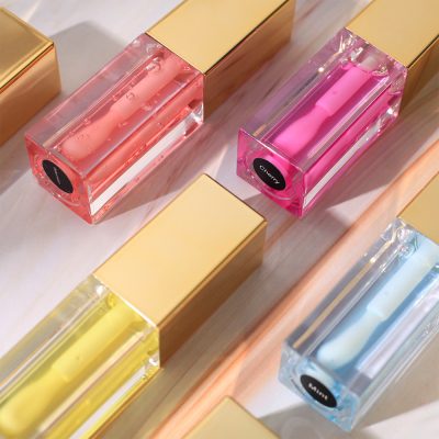 Private Label Gold Tube Packaging Lip Oil Private Label Gold Tube Packaging Lip Oil