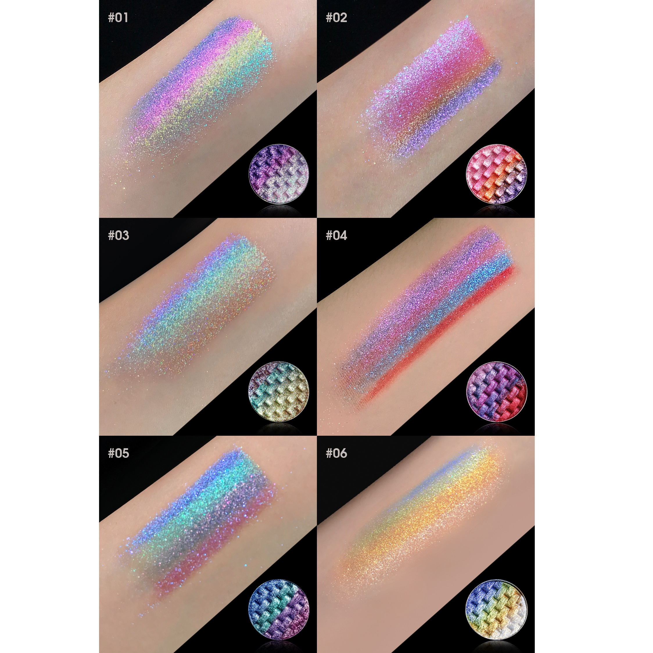 Mesmerizing Multichrome Highlighter - Customize Your Unique Brand Makeup - HL0018 Mesmerizing Multichrome Highlighter - Customize Your Unique Brand Makeup - HL0018