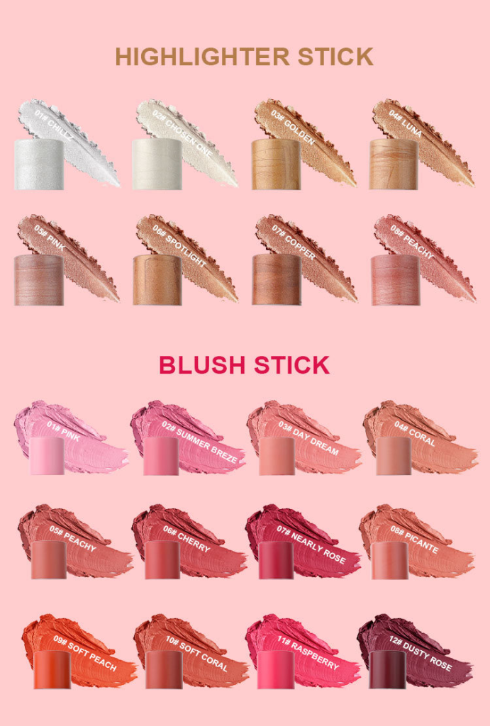 Cosmetics Manufacturer _ Blush & Highlighter Stick - PS0347