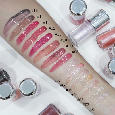 High quality shimmering lip oil private label. (20)