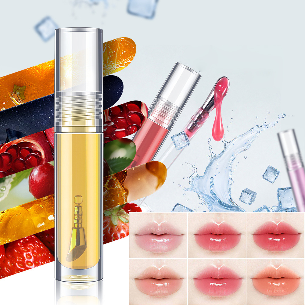 Private Label Cooling Plumping Lip Gloss with Hyaluronic Acid -LG0498