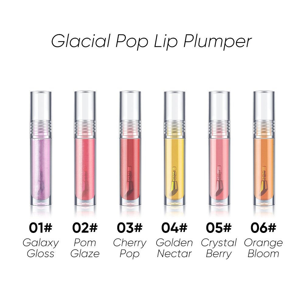 Private Label Cooling Plumping Lip Gloss with Hyaluronic Acid -LG0498