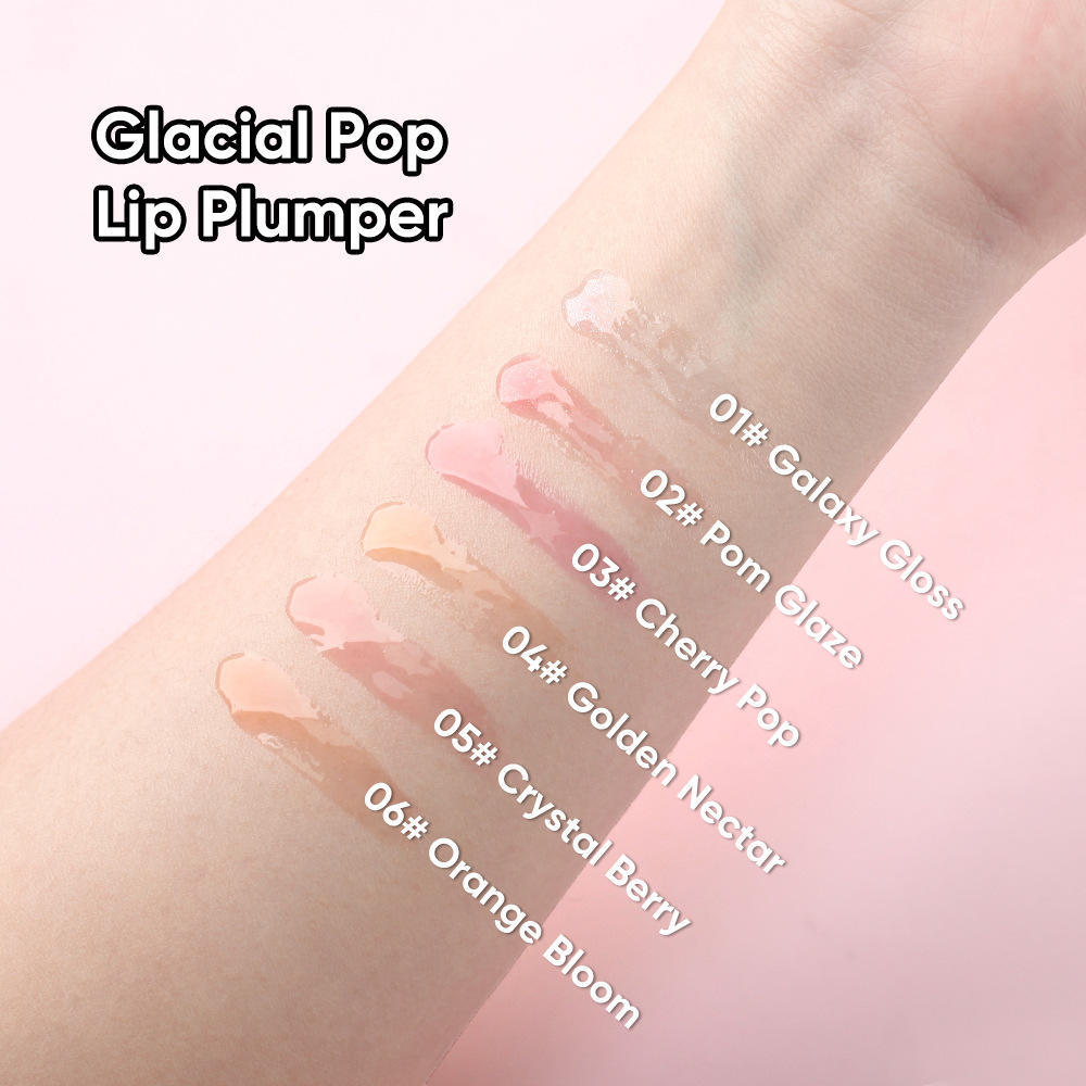 Private Label Cooling Plumping Lip Gloss with Hyaluronic Acid -LG0498
