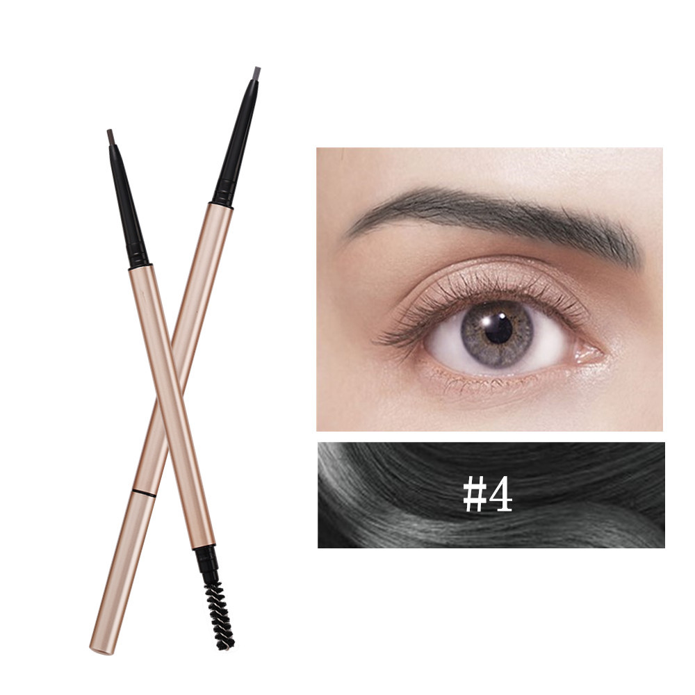Wholesale 7 Colors Double Ended Slim Eyebrow Pencil Auto Twist No Logo- EL0150