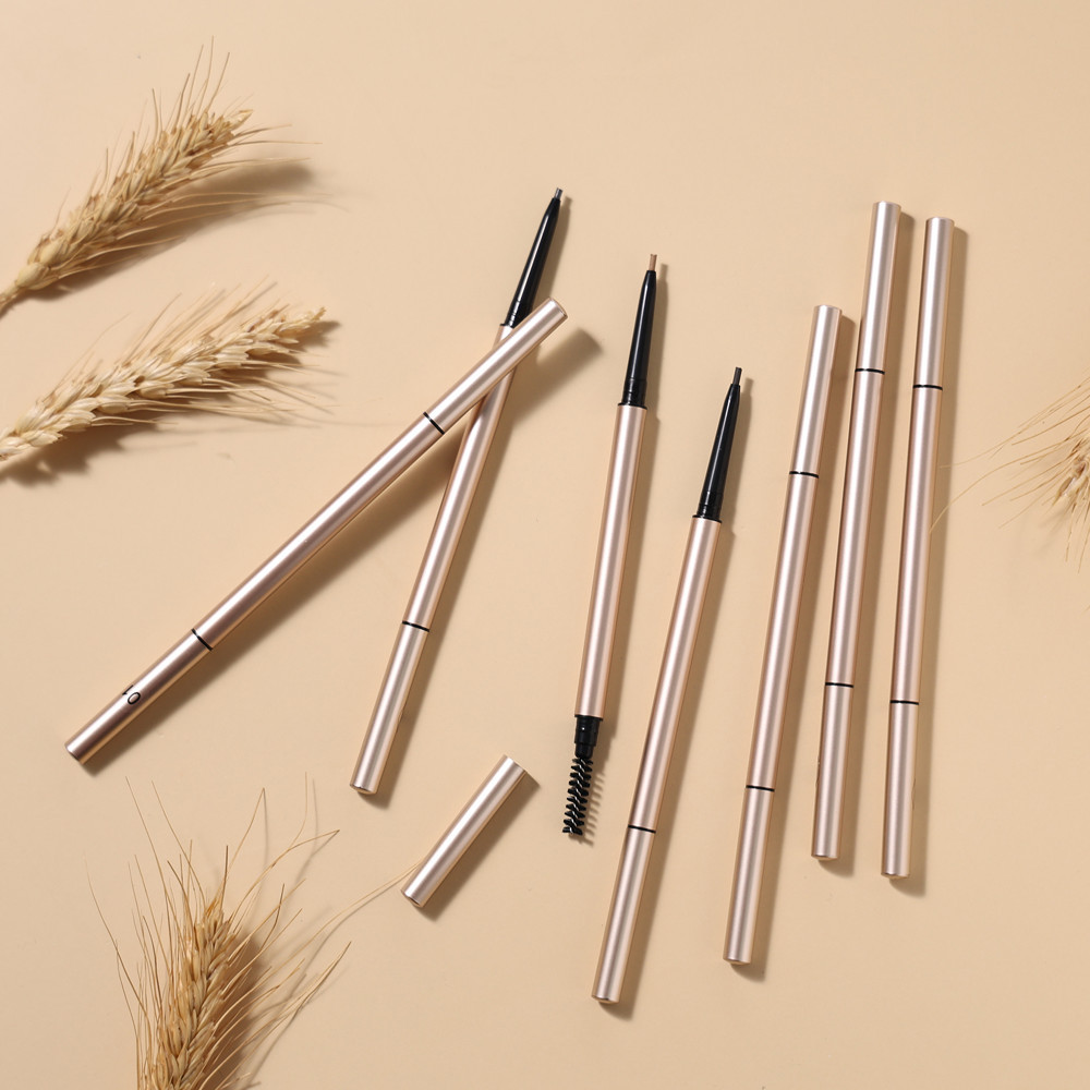 Wholesale 7 Colors Double Ended Slim Eyebrow Pencil Auto Twist No Logo- EL0150