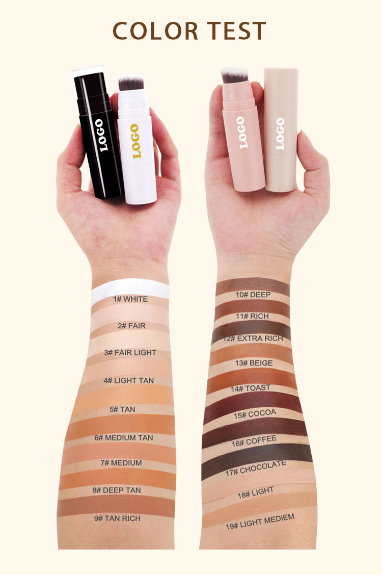 Custom 3-in-1 Contour Concealer Stick - Small Batch Private Label Multi Stick Custom 3-in-1 Contour Concealer Stick - Small Batch Private Label Multi Stick