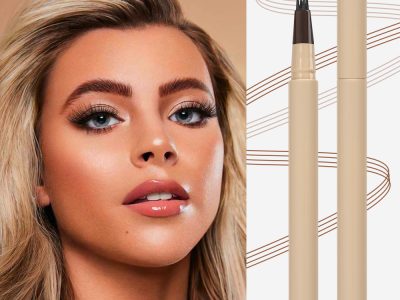 Custom Four-Tip Waterproof Eyebrow Pen – Private Label Natural Brow Pencil