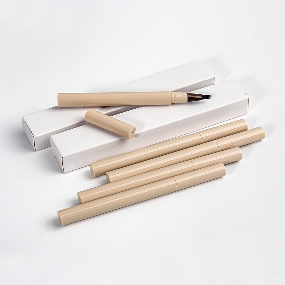 Custom Four-Tip Waterproof Eyebrow Pen - Private Label Natural Brow Pencil