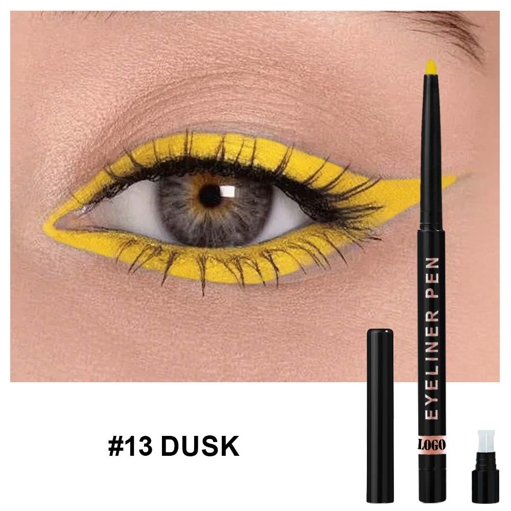 Custom Waterproof Gel Eyeliner Pencil - Small Batch Private Label Color Eyeliner Custom Waterproof Gel Eyeliner Pencil - Small Batch Private Label Color Eyeliner