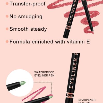Custom Waterproof Gel Eyeliner Pencil arm color test image Custom Waterproof Gel Eyeliner Pencil arm color test image