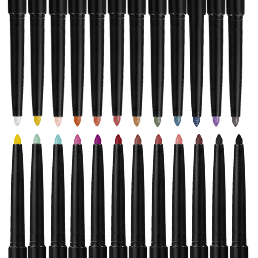 Custom Waterproof Gel Eyeliner Pencil - Small Batch Private Label Color Eyeliner Custom Waterproof Gel Eyeliner Pencil - Small Batch Private Label Color Eyeliner