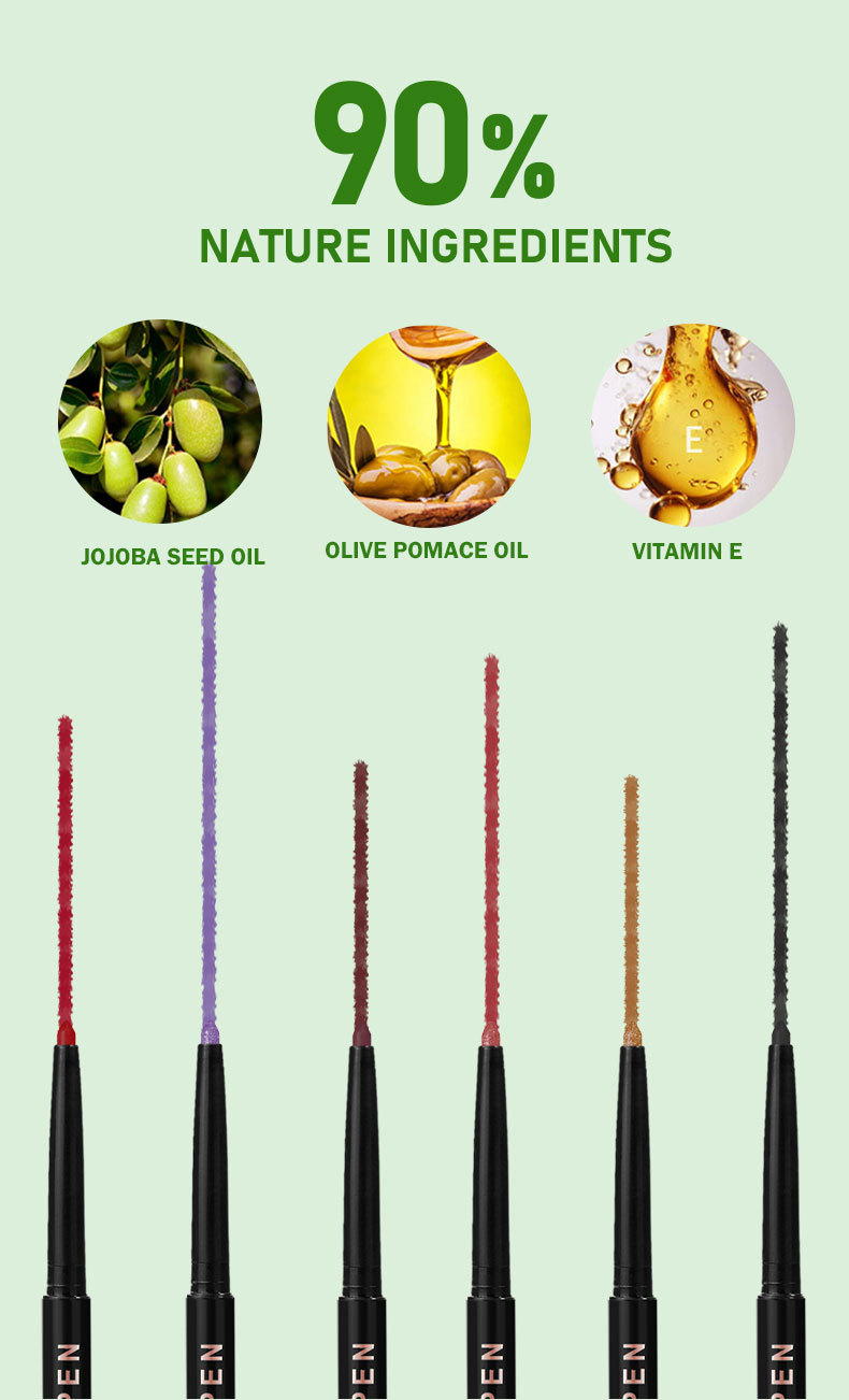 Custom Waterproof Gel Eyeliner Pencil - Small Batch Private Label Color Eyeliner Custom Waterproof Gel Eyeliner Pencil - Small Batch Private Label Color Eyeliner