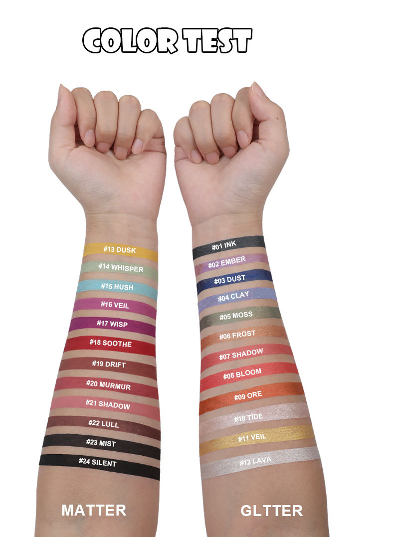 Custom Waterproof Gel Eyeliner Pencil - Small Batch Private Label Color Eyeliner Custom Waterproof Gel Eyeliner Pencil - Small Batch Private Label Color Eyeliner