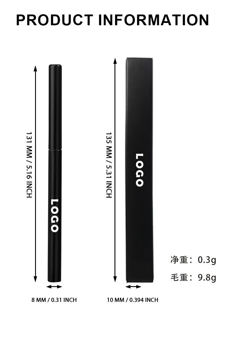 Custom Waterproof Gel Eyeliner Pencil - Small Batch Private Label Color Eyeliner Custom Waterproof Gel Eyeliner Pencil - Small Batch Private Label Color Eyeliner