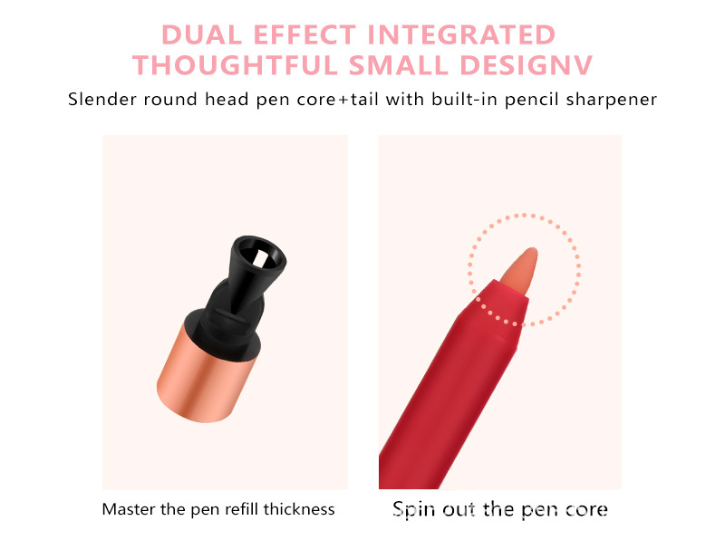 Custom 20-Color Waterproof Lip Liner Pencil __LS0707 Custom 20-Color Waterproof Lip Liner Pencil __LS0707