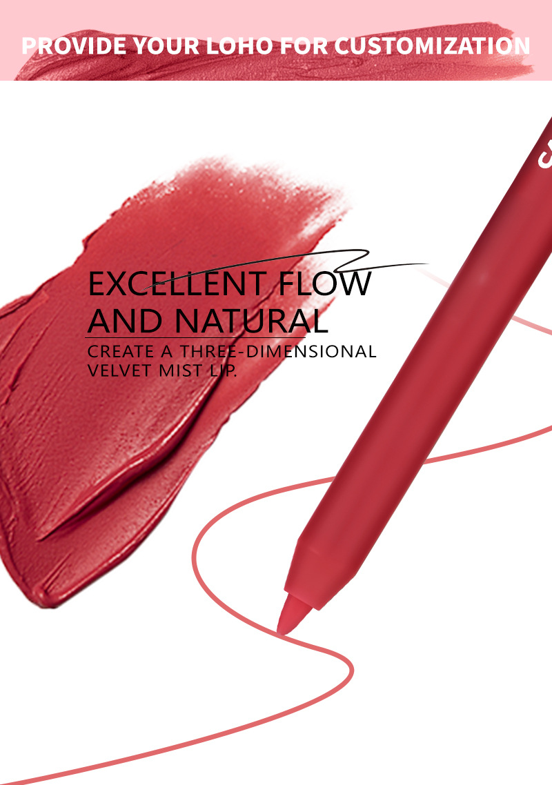 Custom 20-Color Waterproof Lip Liner Pencil __LS0707 Custom 20-Color Waterproof Lip Liner Pencil __LS0707