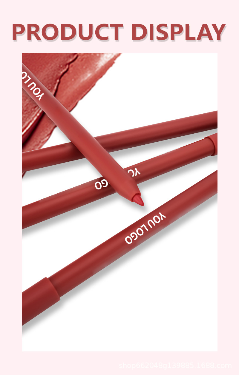 Custom 20-Color Waterproof Lip Liner Pencil __LS0707 Custom 20-Color Waterproof Lip Liner Pencil __LS0707