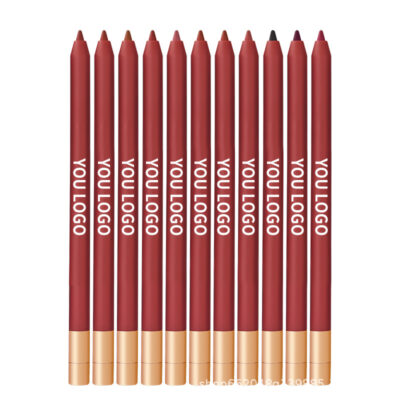 Custom 20-Color Waterproof Lip Liner Pencil - Private Label No Logo Velvet Matte Lipliner main 01 image Custom 20-Color Waterproof Lip Liner Pencil - Private Label No Logo Velvet Matte Lipliner main 01 image
