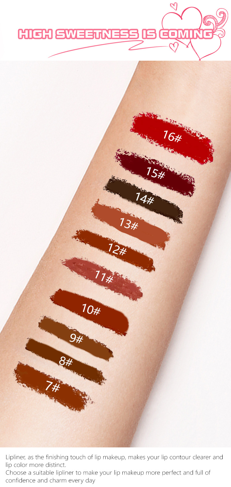 Custom 20-Color Waterproof Lip Liner Pencil __LS0707 Custom 20-Color Waterproof Lip Liner Pencil __LS0707