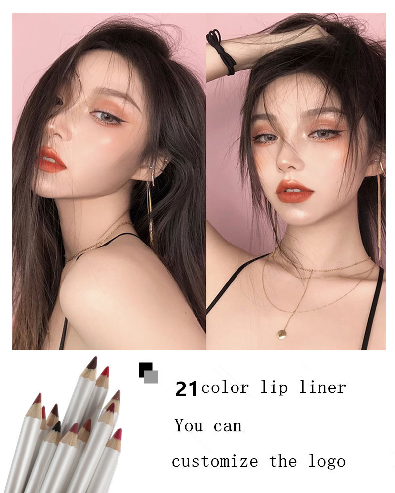 Custom 25-Color Lipstick Pencil | Private Label Lip Liner _ LS0706 Custom 25-Color Lipstick Pencil | Private Label Lip Liner _ LS0706