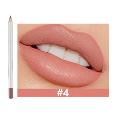 Custom 25-Color Lipstick Pencil and Lip Liner - Private Label No Logo Lip Crayon shade 04 image Custom 25-Color Lipstick Pencil and Lip Liner - Private Label No Logo Lip Crayon shade 04 image