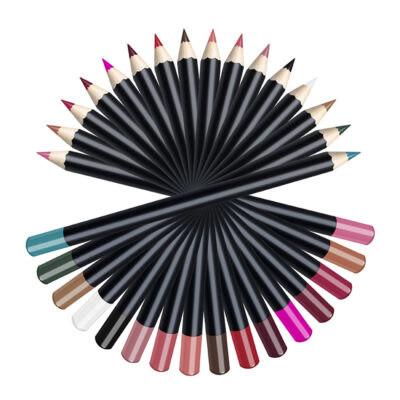 Custom Black Lip Liner Pencil - Private Label No Logo Lipstick Pencil main 01 image