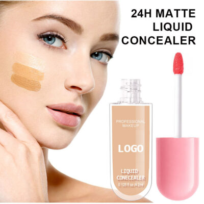 Custom 22-Shade Liquid Concealer - Private Label 24H Matte Full Coverage Concealer detail 01 image Custom 22-Shade Liquid Concealer - Private Label 24H Matte Full Coverage Concealer detail 01 image