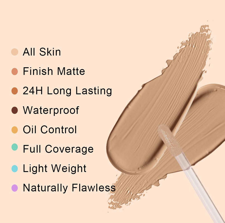 Custom 22-Shade Liquid Concealer | Private Label Matte Concealer Custom 22-Shade Liquid Concealer | Private Label Matte Concealer