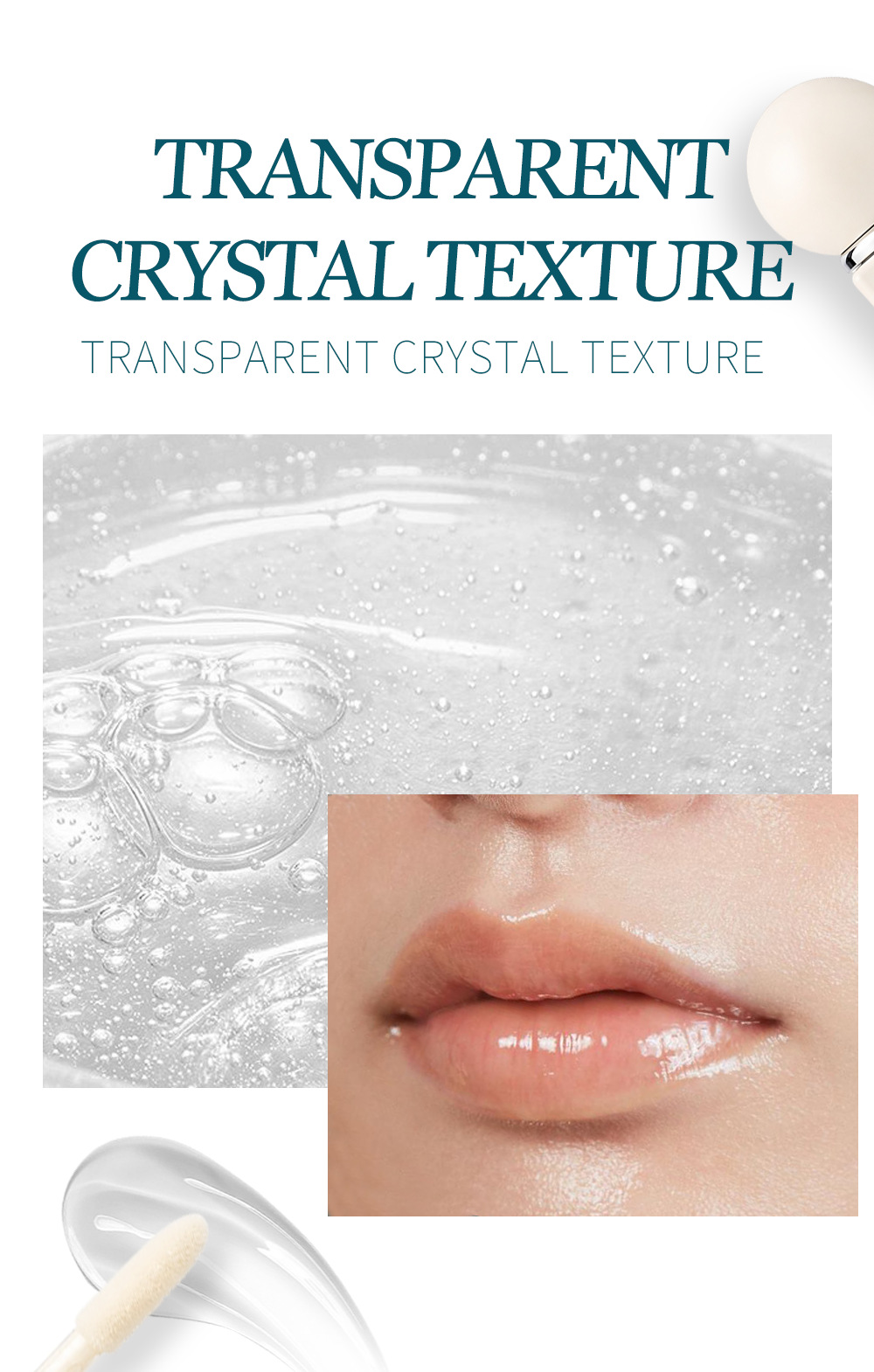 Custom SPF50+ Sunscreen Lip Oil | Private Label Clear Lip Oil Custom SPF50+ Sunscreen Lip Oil | Private Label Clear Lip Oil