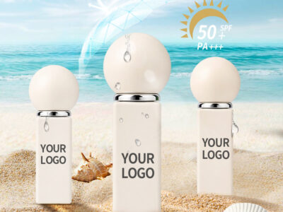 Custom SPF50+ Sunscreen Lip Oil | Private Label Clear Lip Oil