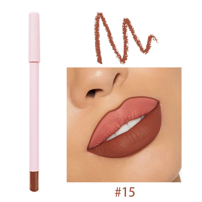 Custom Waterproof Matte Lip Liner Pencil - Private Label Long-Lasting Lipliner