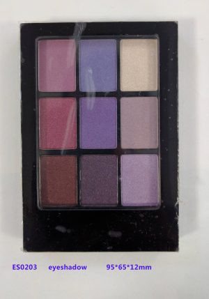 Long-lasting makeup 9 colors Shimmer eye shadow palette private label ES0203