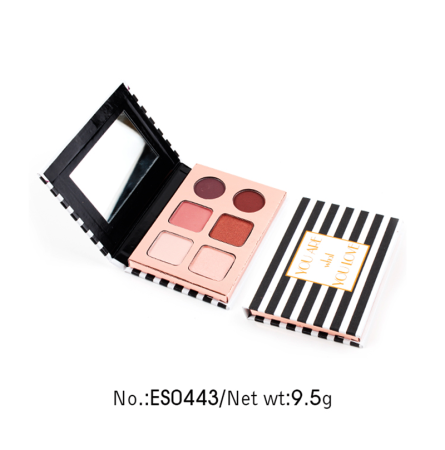 Wholesale makeup 6 colors cardboard eyeshadow palette ES0443